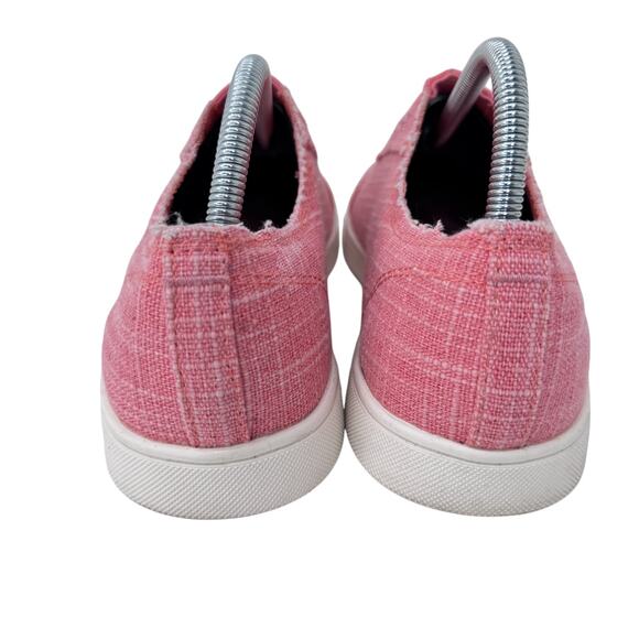 Spenco Santa Maria Slip On Sneakers Womens Size 10 Pink Canvas Low Top Round Toe - Picture 3 of 10